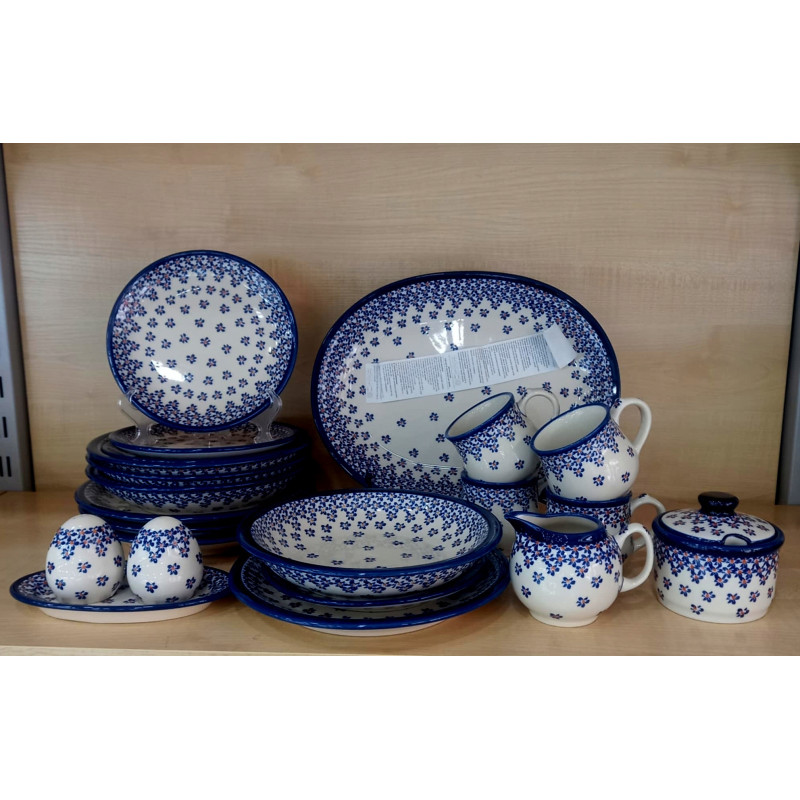 BOLESŁAWIEC 20EL SERWIS 4 OS OBIADOWO KAWOWY DEK 882 GAT 1 OBIAD