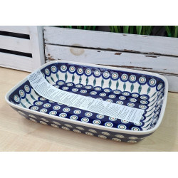 BOLESŁAWIEC NACZYNIE DO ZAPIEKANIA PROSTOKĄTNE 12 L 370 DEK 56