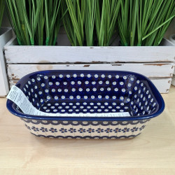 BOLESŁAWIEC NACZYNIE ŻAROODPORNE PROSTOKĄTNE 12 L 174 DEK 166