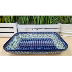 BOLESŁAWIEC PÓŁMISEK PROSTOKĄTNY NACZYNIE DO ZAPIEKANIA 22 L 372 DEK 1073