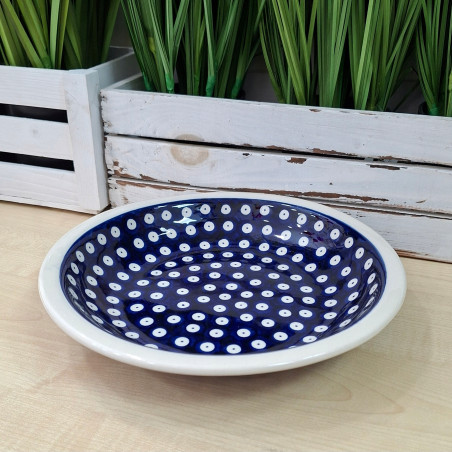 BOLESŁAWIEC TALERZ OBIADOWY GŁĘBOKI 1002 DEK 42