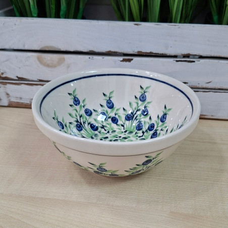 BOLESŁAWIEC MISKA SALATERKA 848 500 ML DEK 1208 JAGODY BORÓWKI