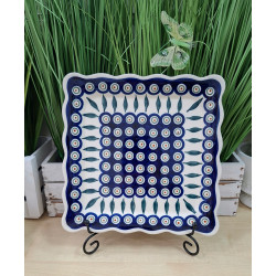 BOLESŁAWIEC TALERZ DUŻY PÓŁMISEK HERBATNIK 1570 DEK 56