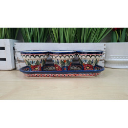 BOLESŁAWIEC ZESTAW DONICZEK NA PODSTAWCE 9011 659 928 DEK 149 GAT 1