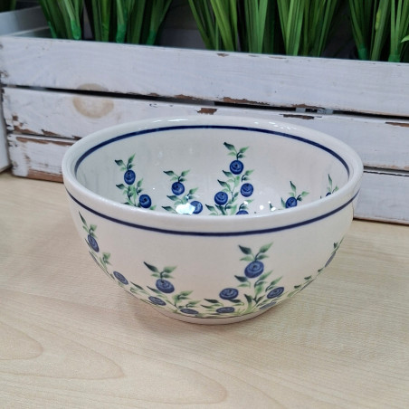 BOLESŁAWIEC MISKA SALATERKA 1755 700 ML DEK 1208 JAGODY BORÓWKI