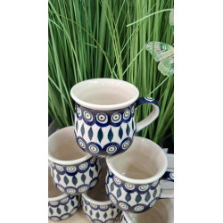 BOLESŁAWIEC ZESTAW 6 KUBKÓW 6 OSÓB 250 ML 1599 DEK 56