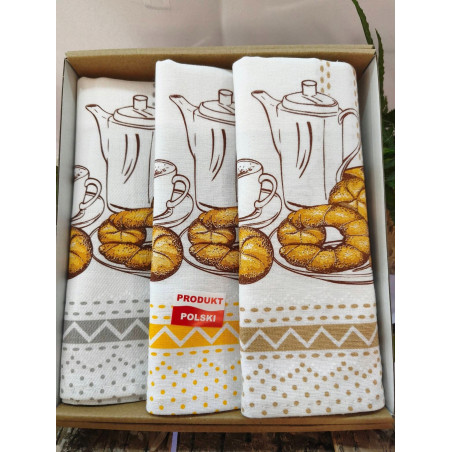 ŚCIERECZKI KUCHENNE 3 SZTUKI BAWEŁNA