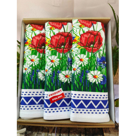 ŚCIERECZKI KUCHENNE 3 SZTUKI BAWEŁNA