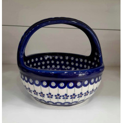 KOSZYCZEK KOSZYK SALATERKA 1212 1L DEK 166 GAT 1 CERAMIKA BOLESŁAWIEC