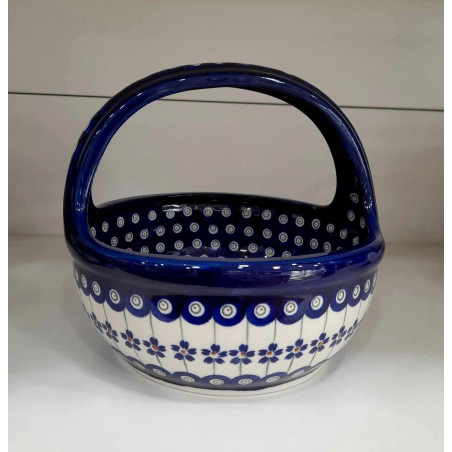 KOSZYCZEK KOSZYK SALATERKA 1212 1L DEK 166 GAT 1 CERAMIKA BOLESŁAWIEC