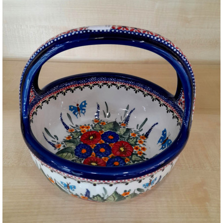 BOLESŁAWIEC SALATERKA KOSZYK DEK 149 GAT 2