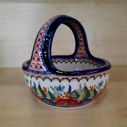 BOLESŁAWIEC SALATERKA KOSZYK DEK 149 GAT 2