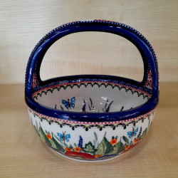 BOLESŁAWIEC SALATERKA KOSZYK DEK 149 GAT 2