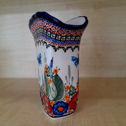 BOLESŁAWIEC WAZON WAZONIK 1611 DEK 166 GAT 1