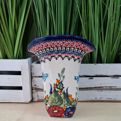 BOLESŁAWIEC WAZON WAZONIK FALBANKA 1611 DEK 149 GAT 1