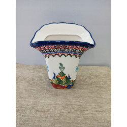 BOLESŁAWIEC WAZON WAZONIK FALBANKA 1611 DEK 149 GAT 1