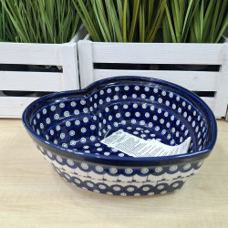 BOLESŁAWIEC SALATERKA MISKA SERCE DO ZAPIEKANIA 859 DEK 166