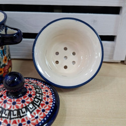 BOLESŁAWIEC ZESTAW KUBEK DO ZIÓŁ Z ŁYŻECZKĄ 270 ml 9004 DEK 149