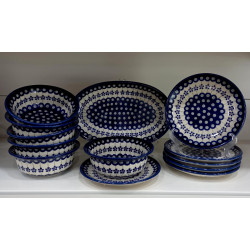 BOLESŁAWIEC ZESTAW 6 OSÓB ŚNIADANIOWY WIELKANOCNY CODZIENNY 13 EL DEK 166