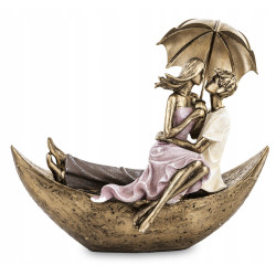 Figura para zakochani ona i on łódka prezent