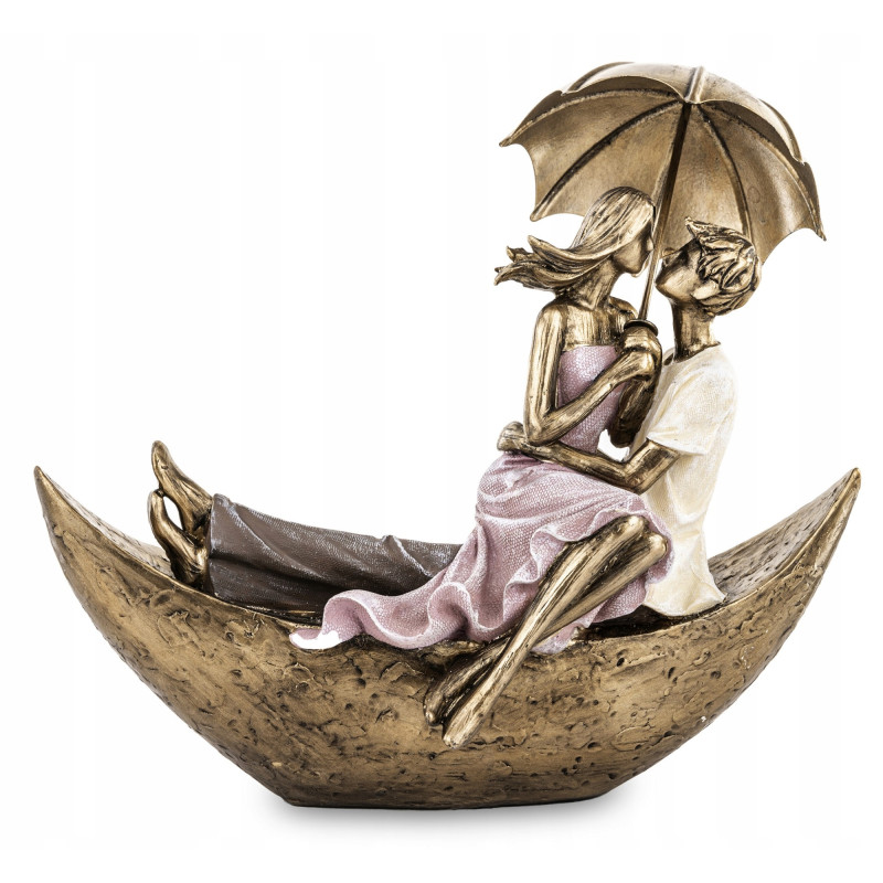 Figura para zakochani ona i on łódka prezent