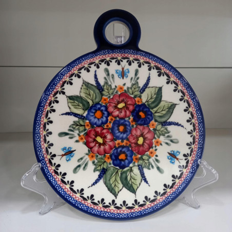 BOLESŁAWIEC OKRĄGŁA DESKA 1172 PODSTAWKA CERAMICZNA DEK 149 GAT 1