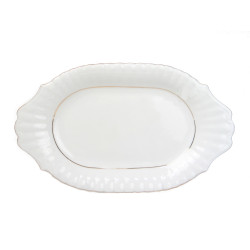 B014 PÓŁMISEK OWALNY 39cm IWONA CHODZIEŻ PORCELANA