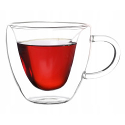 Szklanki do kawy i herbaty Veroni 250 ml 2 sztserce