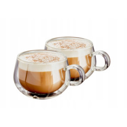 Szklanki do napojów kawy Veroni 250 ml 2 szt