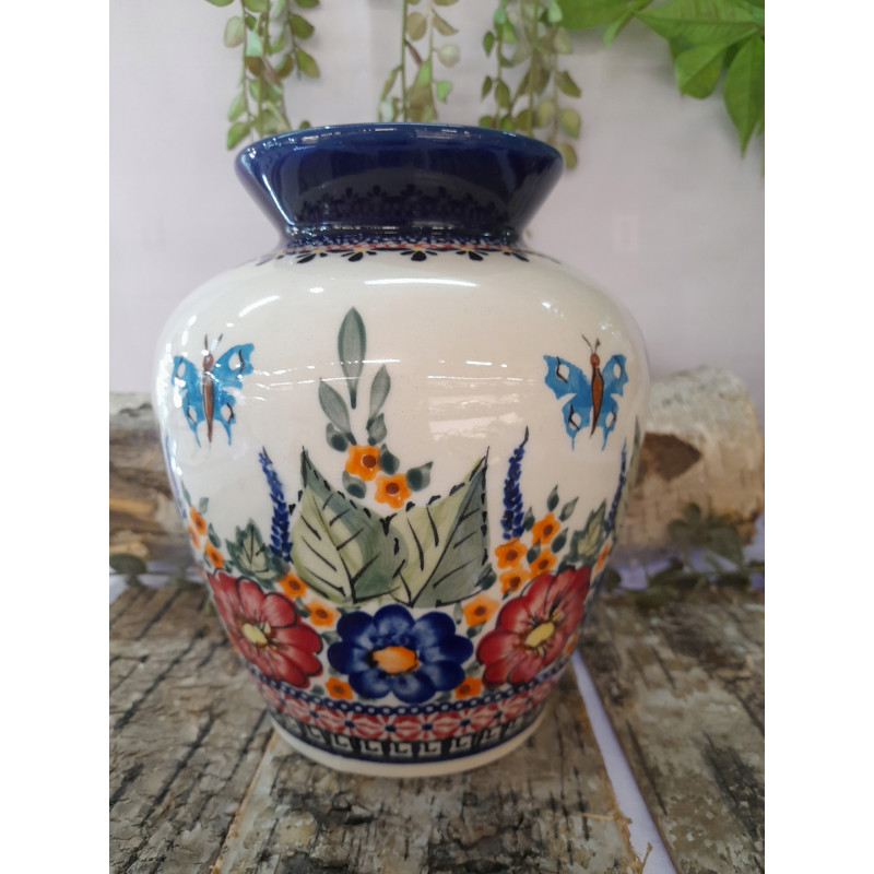 BOLESŁAWIEC WAZON 17 CM 789 DEK 149 GAT 1