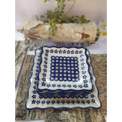 BOLESŁAWIEC ZESTAW DESEROWY HERBATNIK DLA 6 OSÓB 7 EL DEK 166