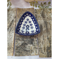 MISECZKA TRÓJKĄT PEŁNA CERAMIKA BOLESŁAWIEC 2049 DEK 166 GAT1