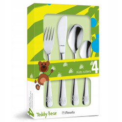 Sztućce dla dzieci Amefa Teddy Bear 4 szt