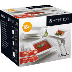 Serwis obiadowy Ambition Fala 18 szt