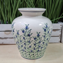 BOLESŁAWIEC WAZON 192CM 22L 790 DEK 1208 JAGODY BORÓWKI