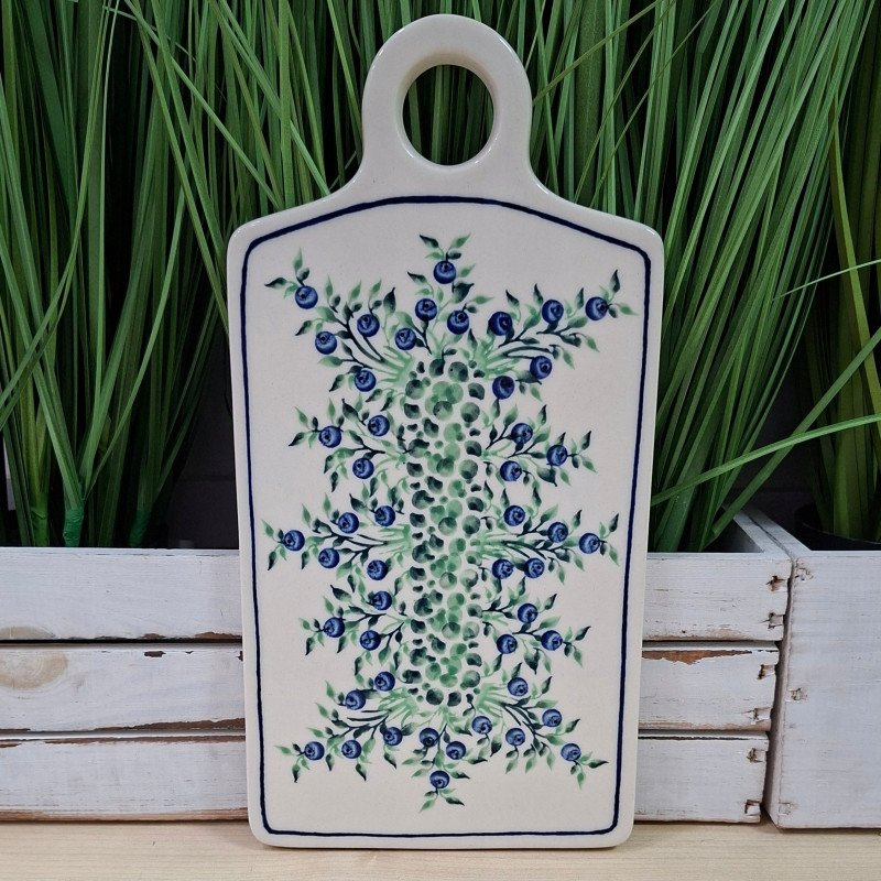 BOLESŁAWIEC PODSTAWKA CERAMICZNA DESKA DO KROJENIA 1064 DEK 1208 JAGODY