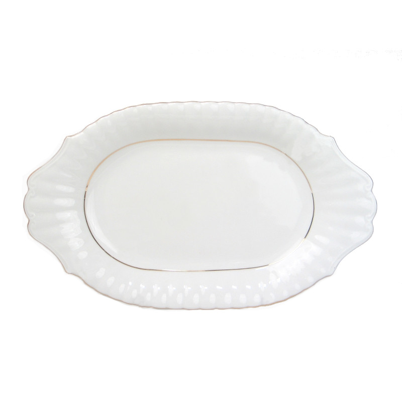 B014 PÓŁMISEK OWALNY 39cm IWONA CHODZIEŻ PORCELANA kj