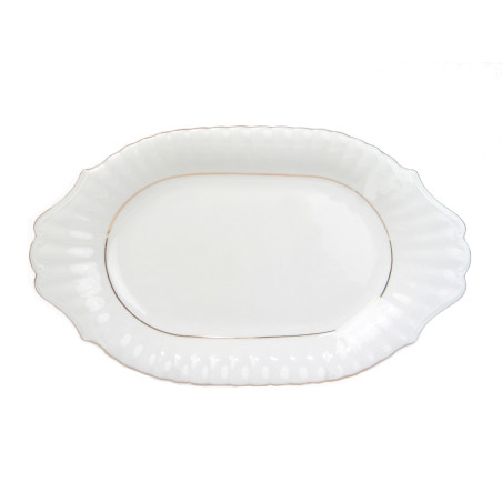 B014 PÓŁMISEK OWALNY 39cm IWONA CHODZIEŻ PORCELANA kj